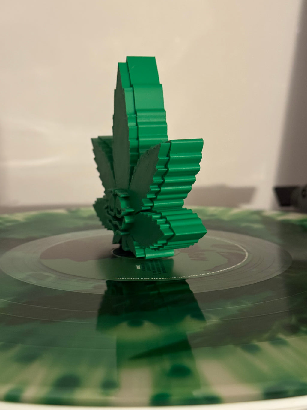Leaf Face Vinyl Record Topper