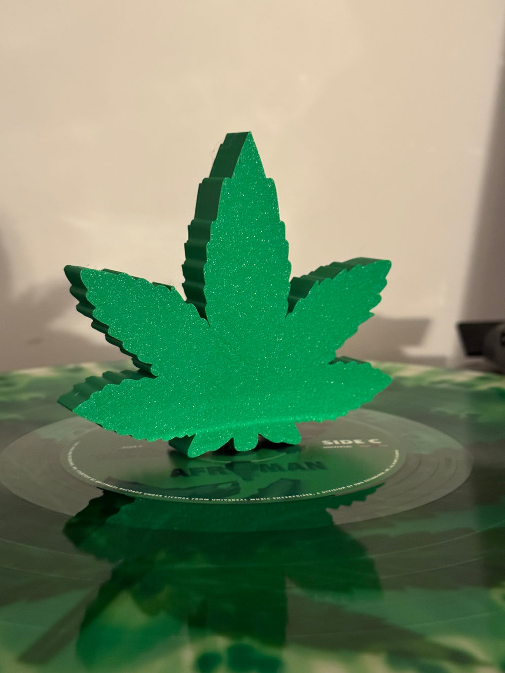 Leaf Face Vinyl Record Topper