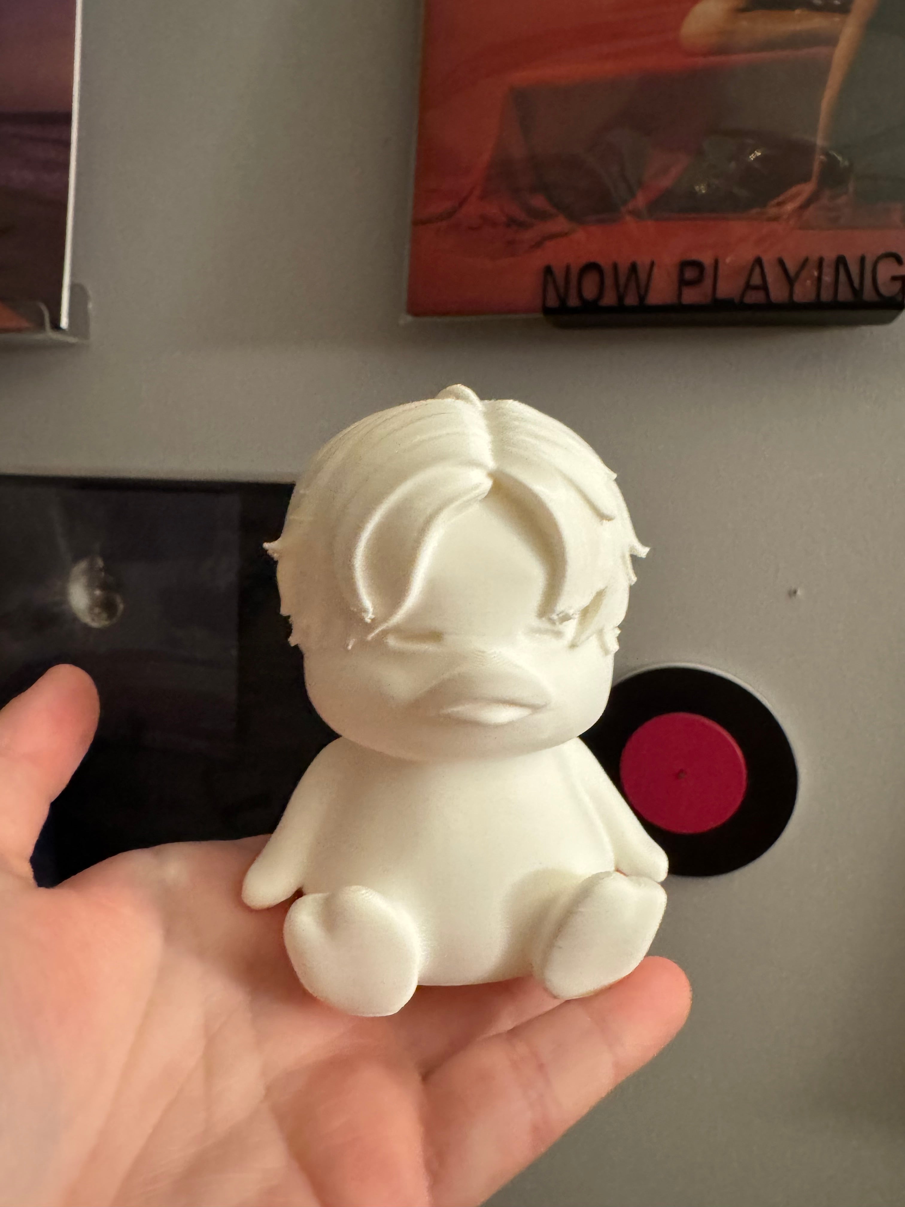 Nakey Paint Your Own Ducky Vinyl Record Topper