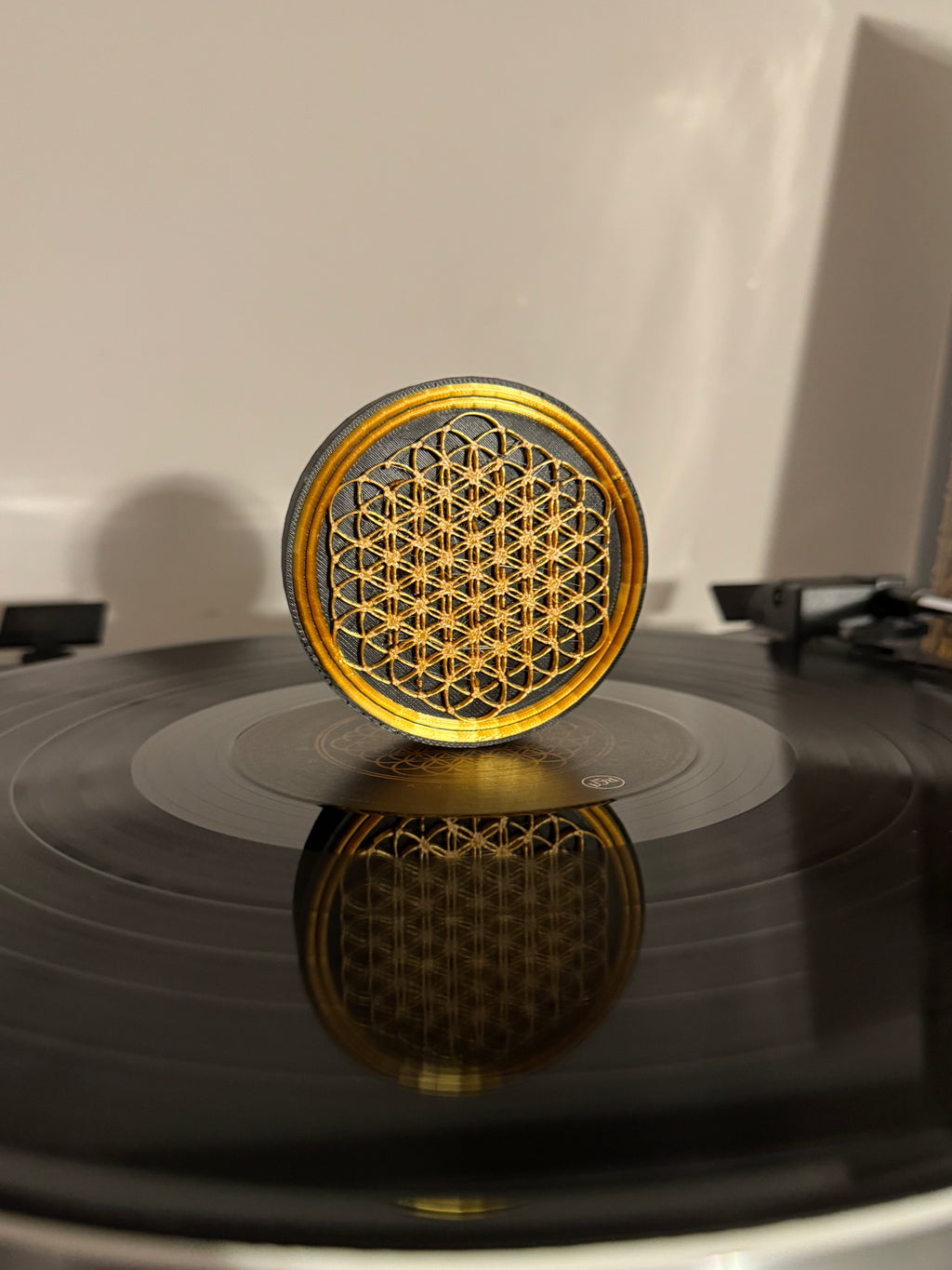 Flower of Life Vinyl Record Topper