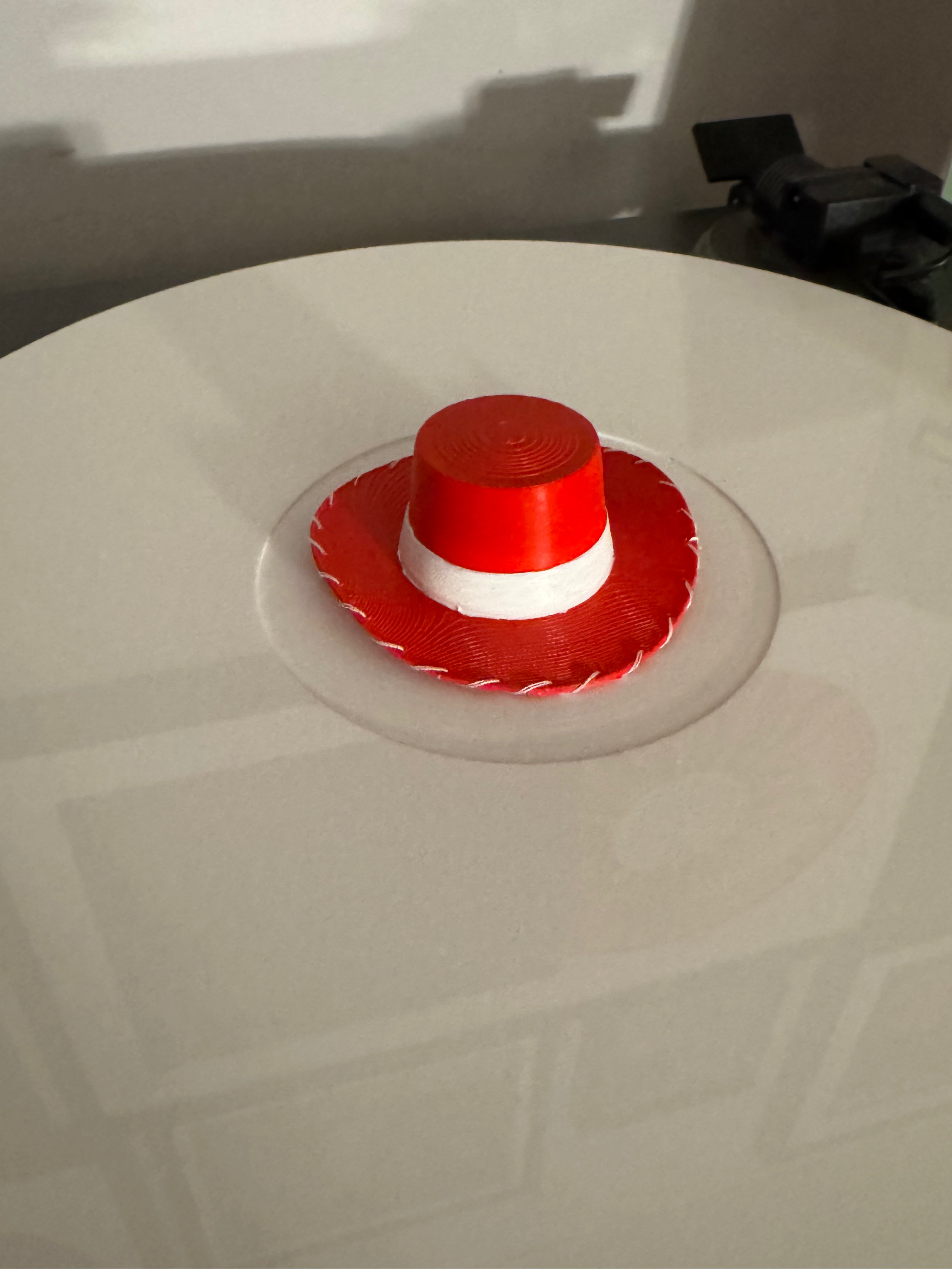 Cowgirl Hat Vinyl Record Topper